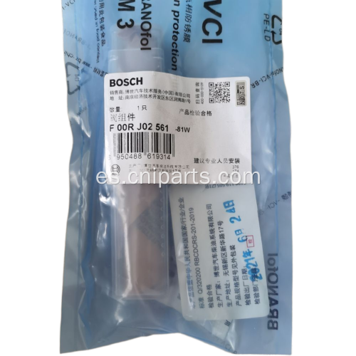 Bosch Common Rail Injector Valve de control de válvula F00RJ02561